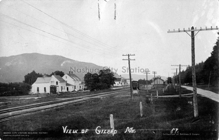 Postcard: View of Gilead, Maine